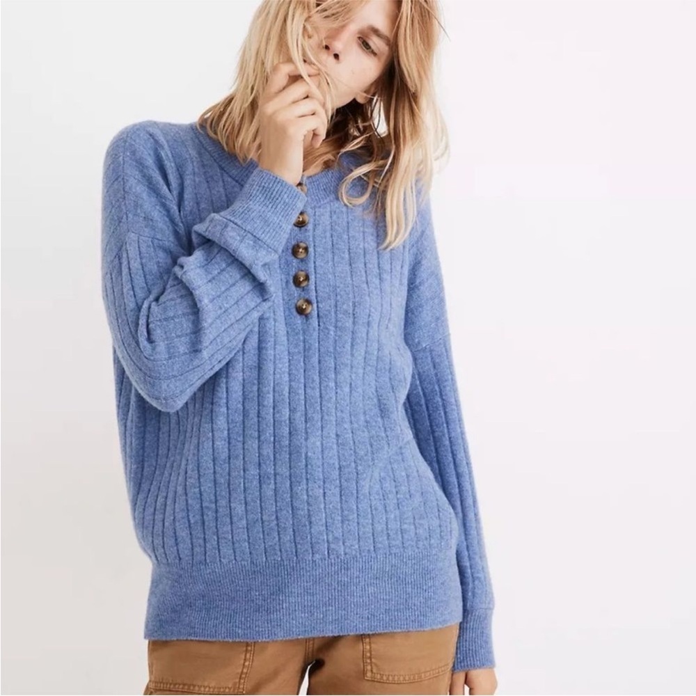 Madewell Bowden Henley Sweater Large